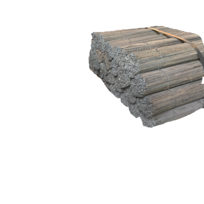 Bindedraht gerichtet und...